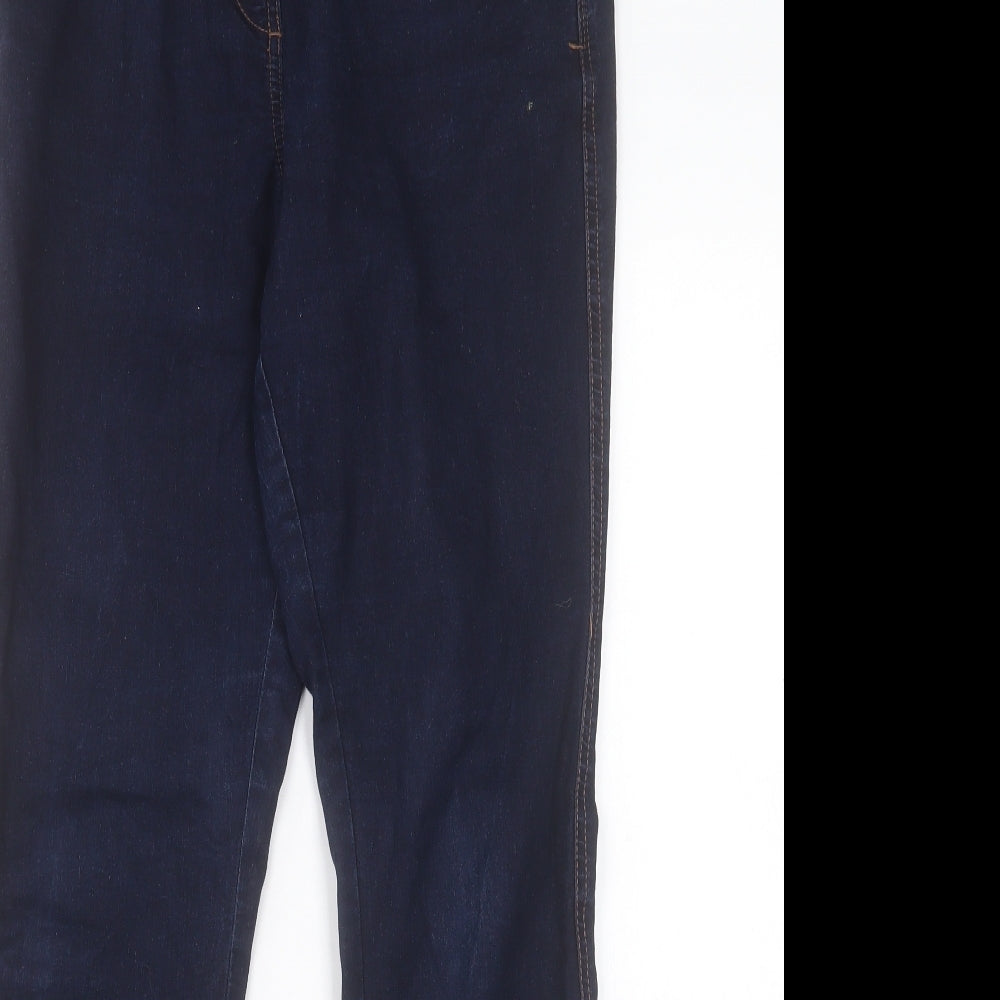 River Island Womens Blue Cotton Bootcut Jeans Size 20 L30 in Regular Button
