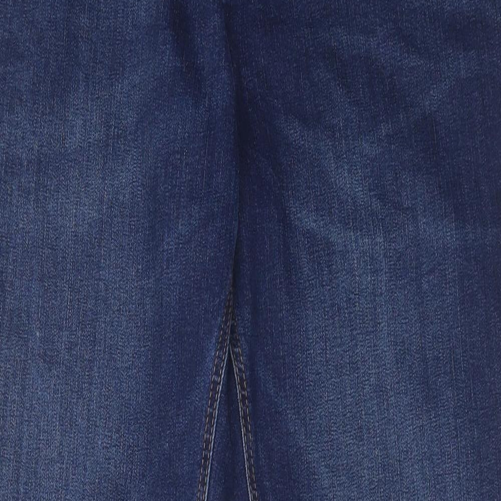 NEXT Mens Blue Cotton Straight Jeans Size 34 in L31 in Slim Button