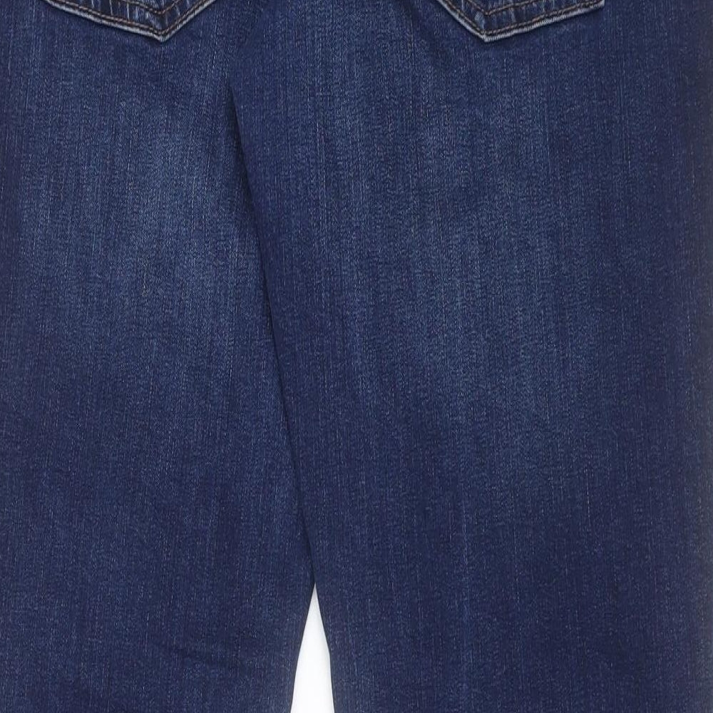 NEXT Mens Blue Cotton Straight Jeans Size 34 in L31 in Slim Button