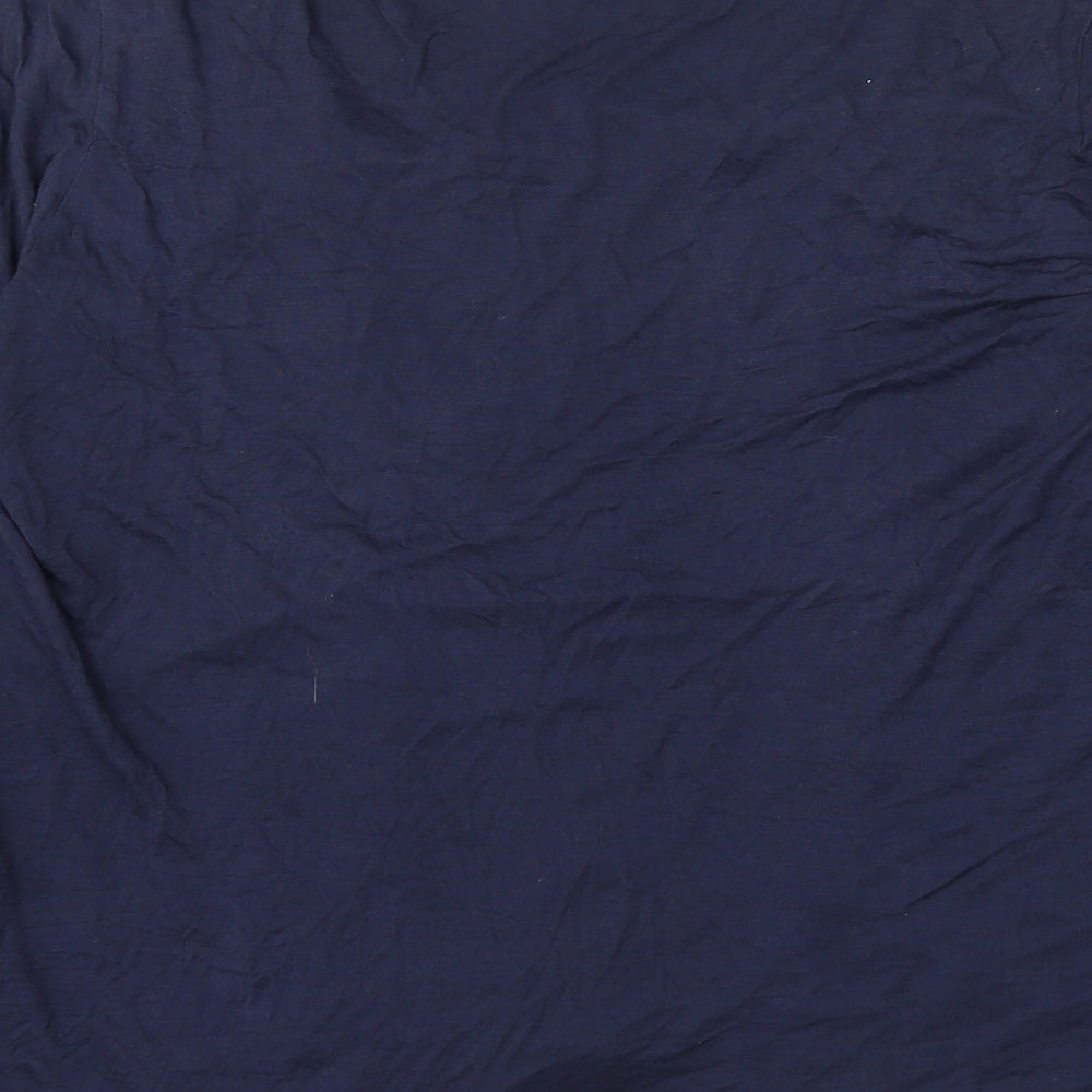 Monsoon Womens Blue Viscose Basic Blouse Size 18 Square Neck