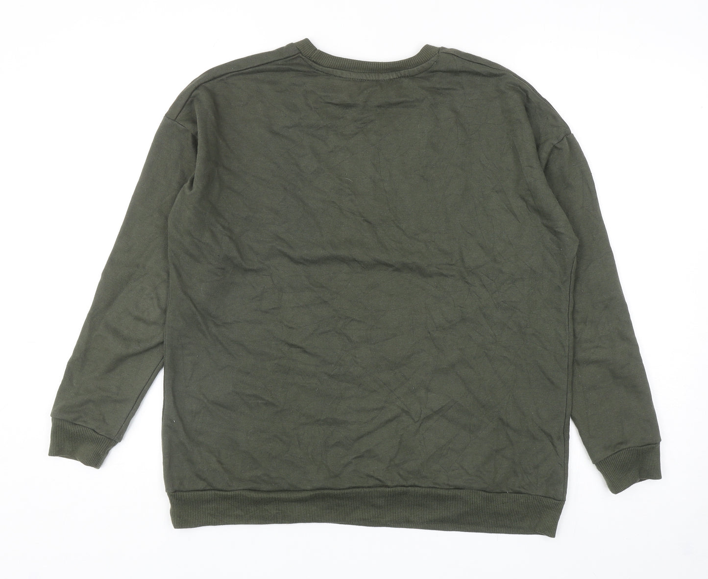 PEP & CO Womens Green Cotton Pullover Sweatshirt Size M Pullover - Unique