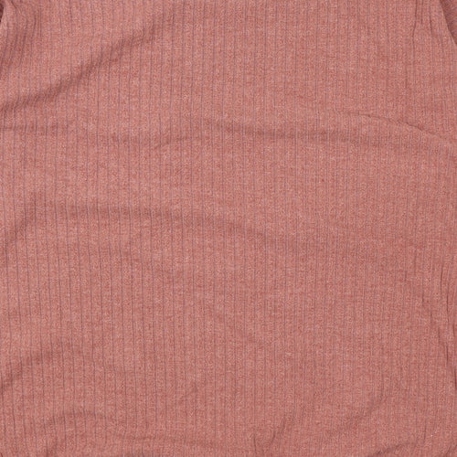 Papaya Womens Pink Polyester Pullover Sweatshirt Size 12 Drawstring