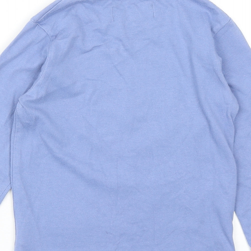 Maine Boys Blue Cotton Basic Casual Size 2-3 Years Round Neck Pullover - Cars