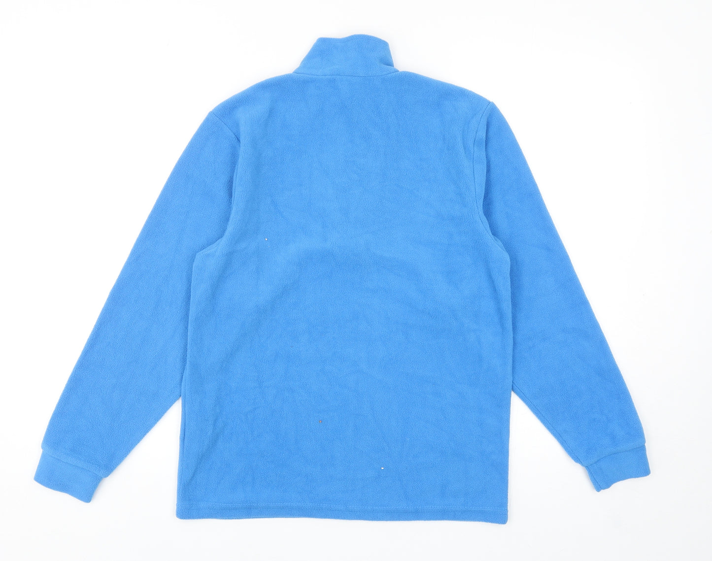 AST Boys Blue Polyester Pullover Sweatshirt Size 12-13 Years Zip