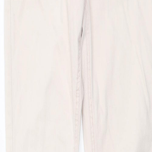 Diamonds & Divas Womens Pink Cotton Skinny Jeans Size 12 L30 in Regular Button