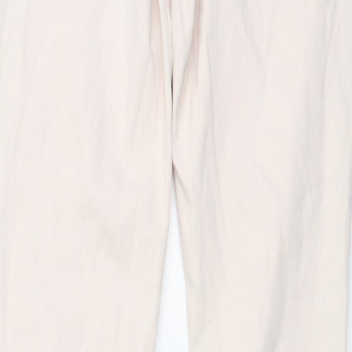 Diamonds & Divas Womens Pink Cotton Skinny Jeans Size 12 L30 in Regular Button