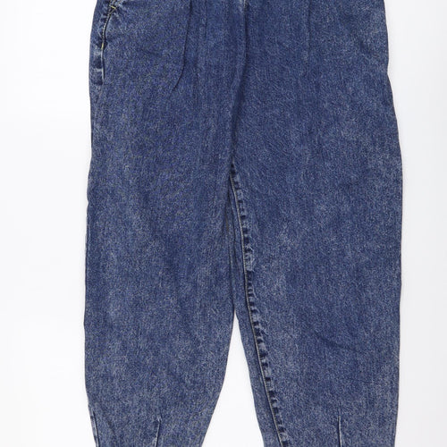 STR Womens Blue Cotton Mom Jeans Size 26 in L26 in Regular Button