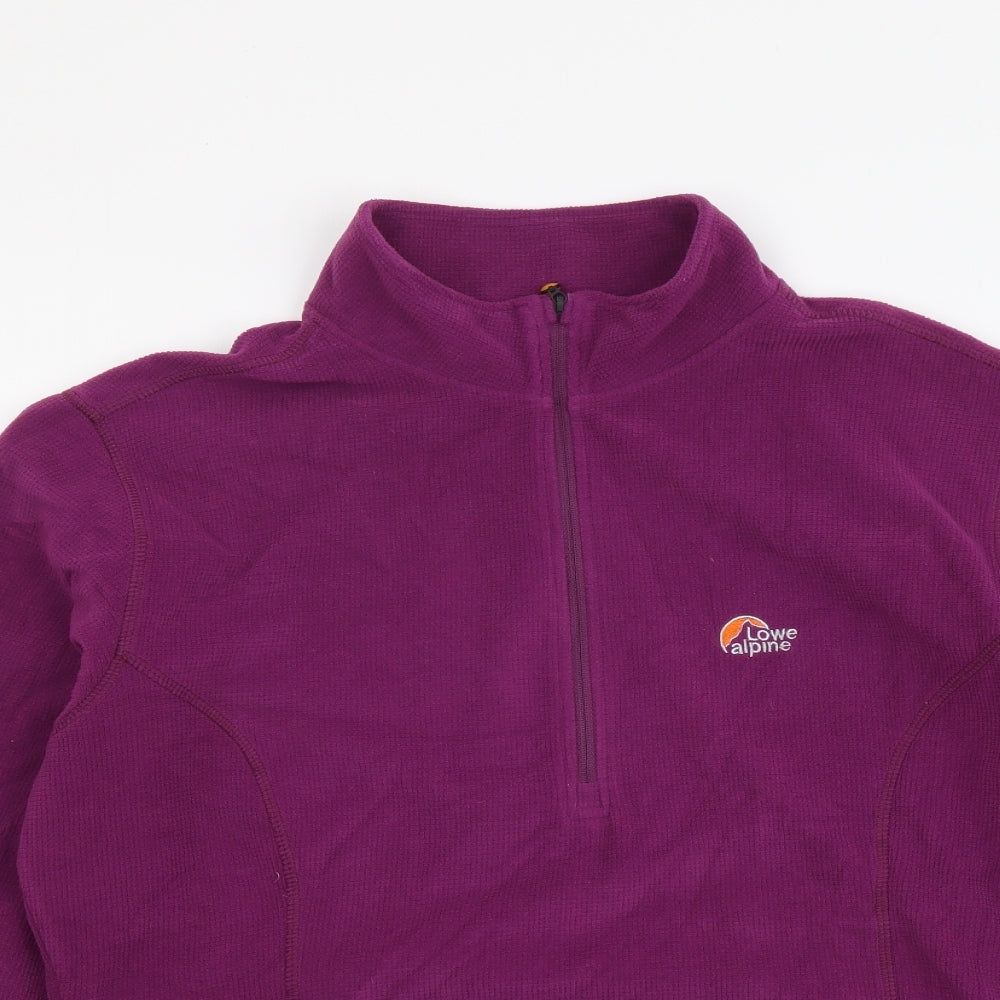 Lowe Alpine Womens Purple Polyester Pullover Sweatshirt Size L Pullover