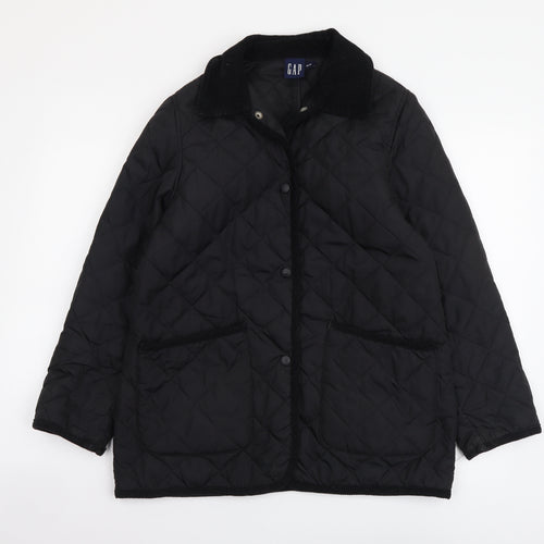 Gap Womens Black Jacket Coatigan Size XS Button