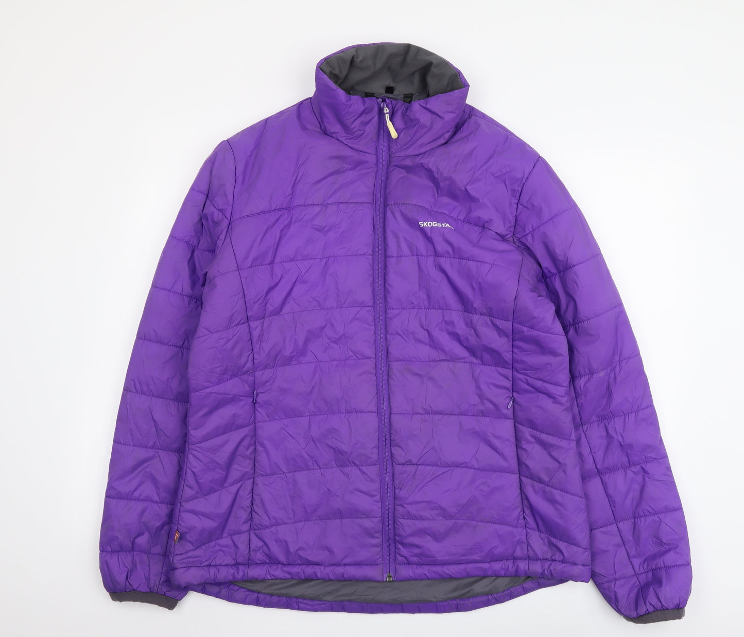 Skogstad Womens Purple Gilet Jacket Size 16 Zip