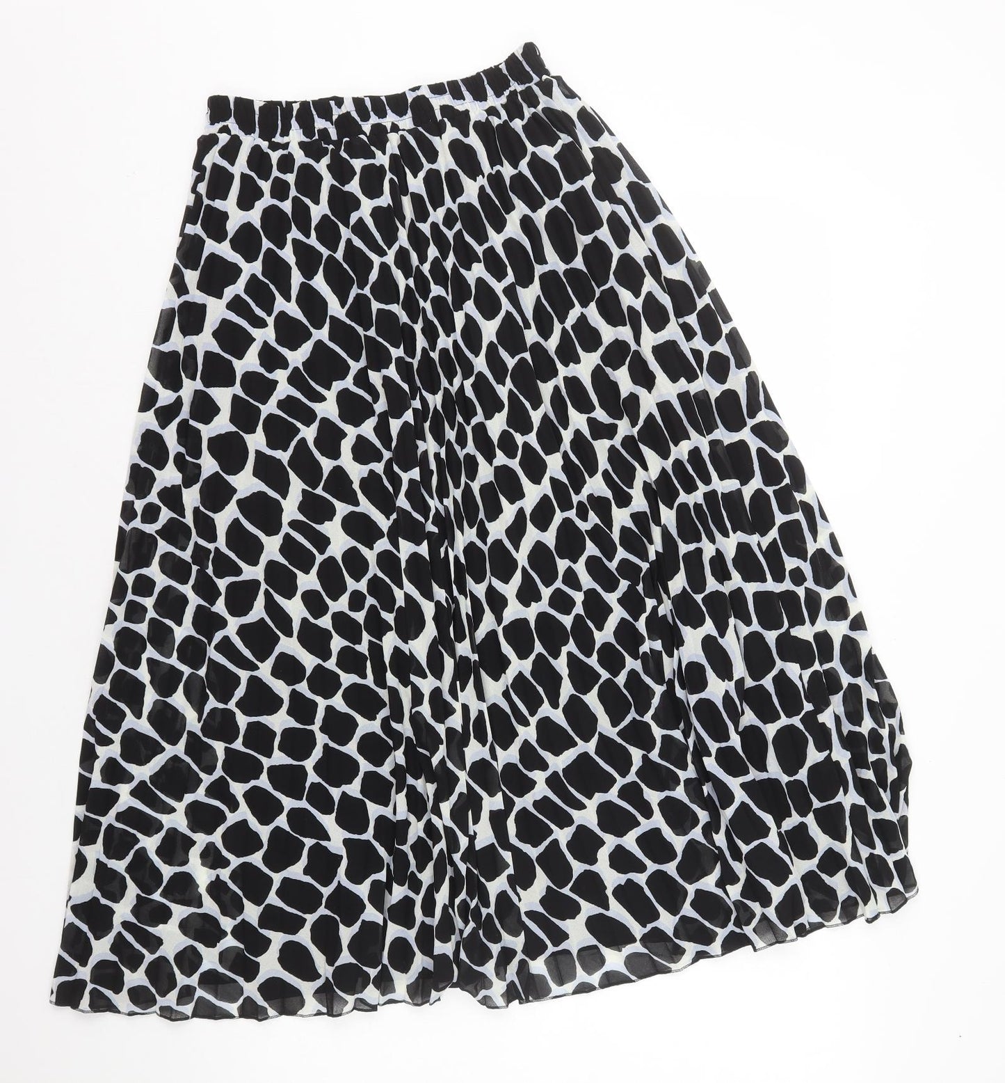 Marks and Spencer Womens Multicoloured Animal Print Polyethylene A-Line Skirt Size 8