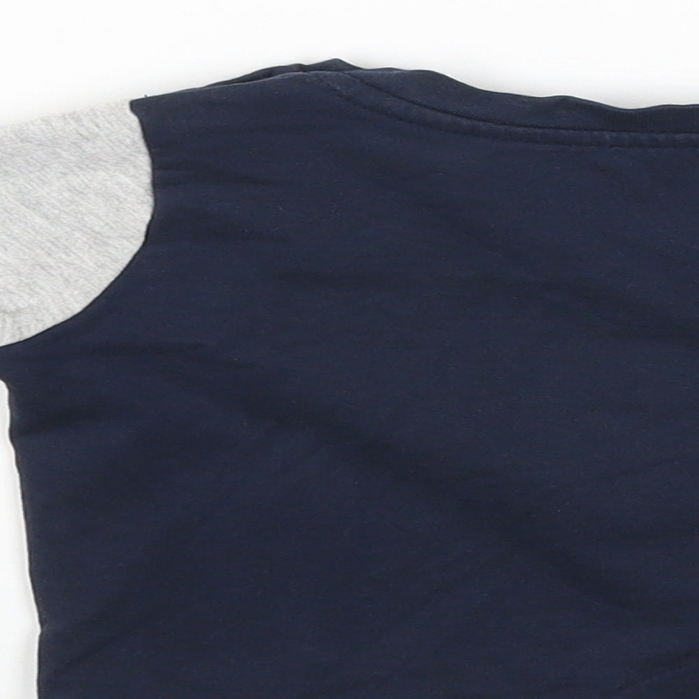 PEP&CO Baby Grey Cotton Pullover Jumper Size 9-12 Months Pullover