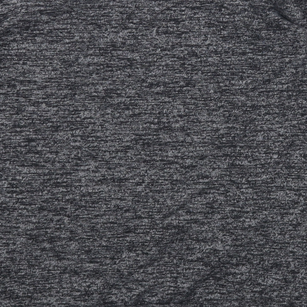 kasha Womens Grey Round Neck Cotton Pullover Jumper Size 10 - Peacock Flowers