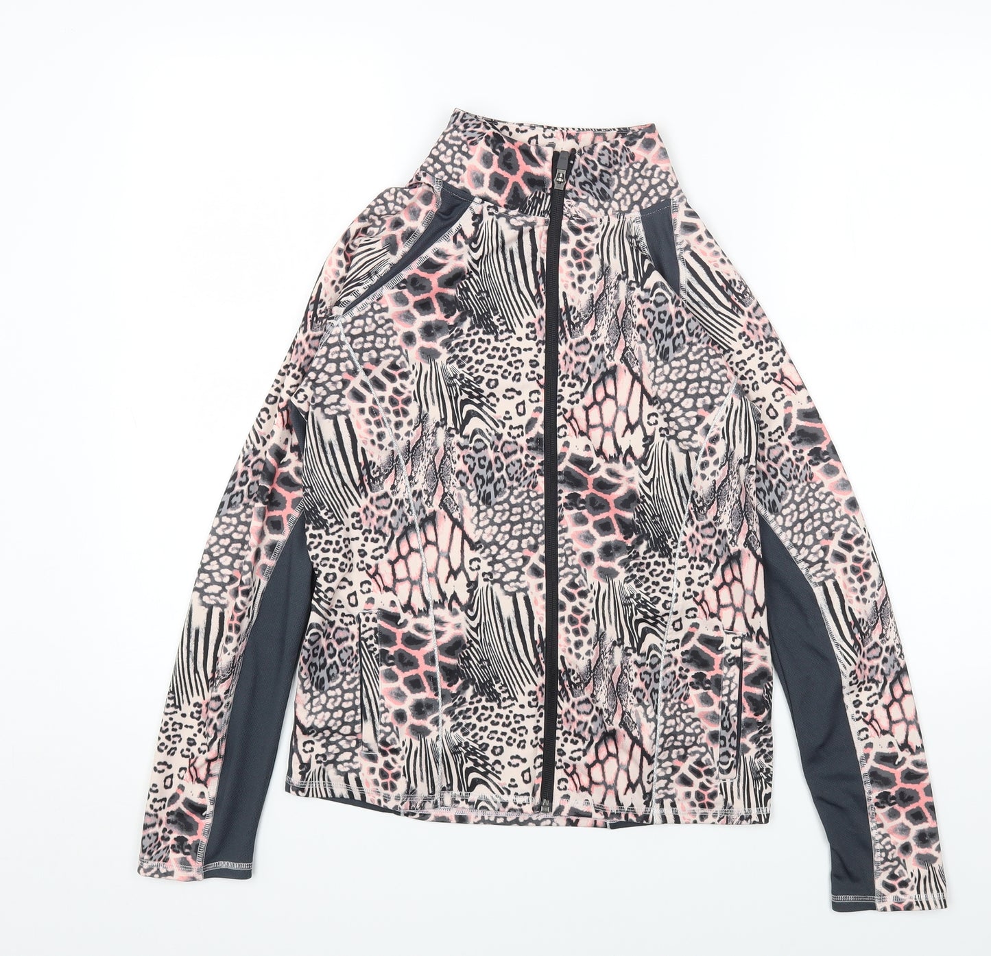 NEXT Girls Multicoloured Animal Print Jacket Size 14 Years Zip