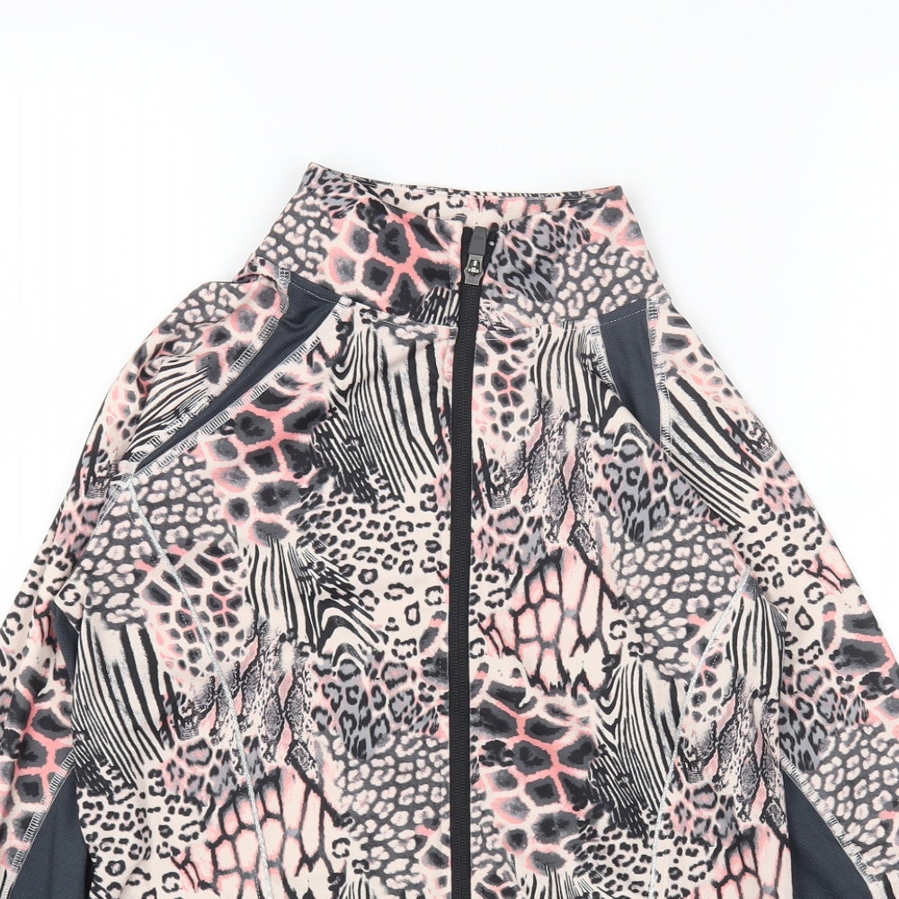 NEXT Girls Multicoloured Animal Print Jacket Size 14 Years Zip