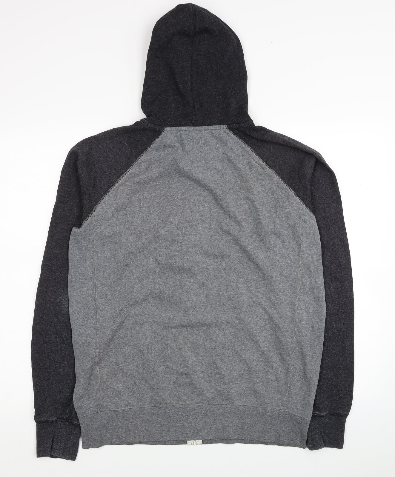 Element Mens Grey Cotton Full Zip Hoodie Size M