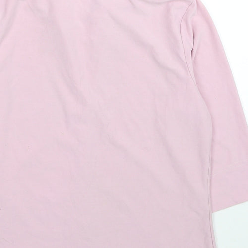 Tammy Girls Pink Polyester Basic Button-Up Size 15 Years Collared Button