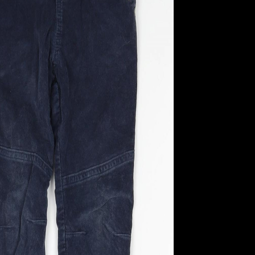 F&F Boys Blue Cotton Straight Jeans Size 4-5 Years Regular Drawstring