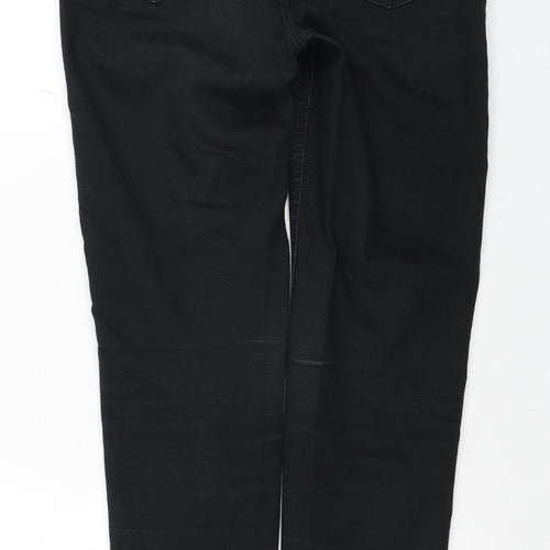 New Look Womens Black Cotton Skinny Jeans Size 8 L27 in Regular Zip