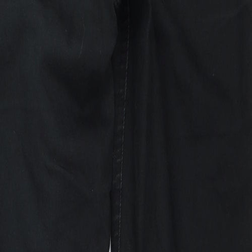 New Look Womens Black Cotton Skinny Jeans Size 8 L27 in Regular Zip
