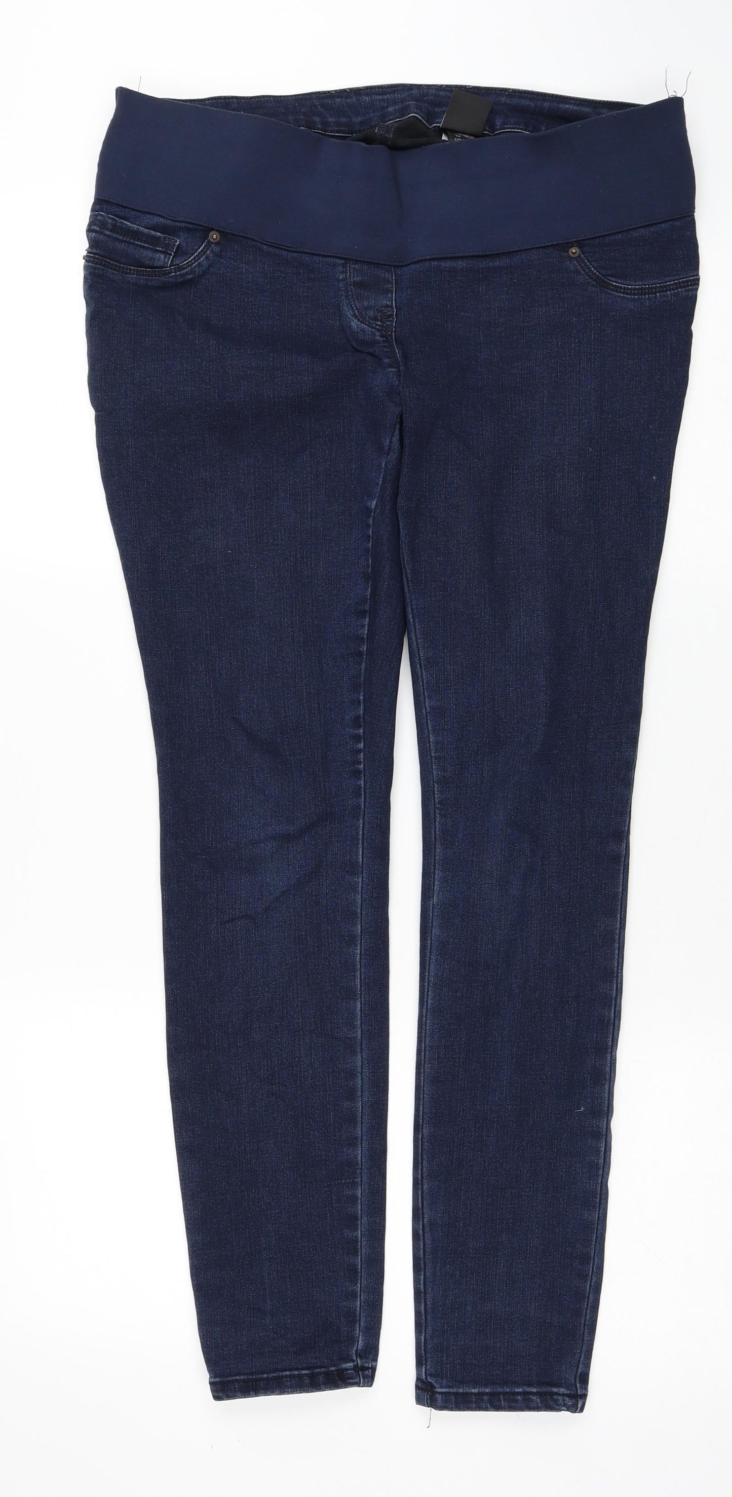 NEXT Womens Blue Cotton Jegging Jeans Size 12 L28 in Regular