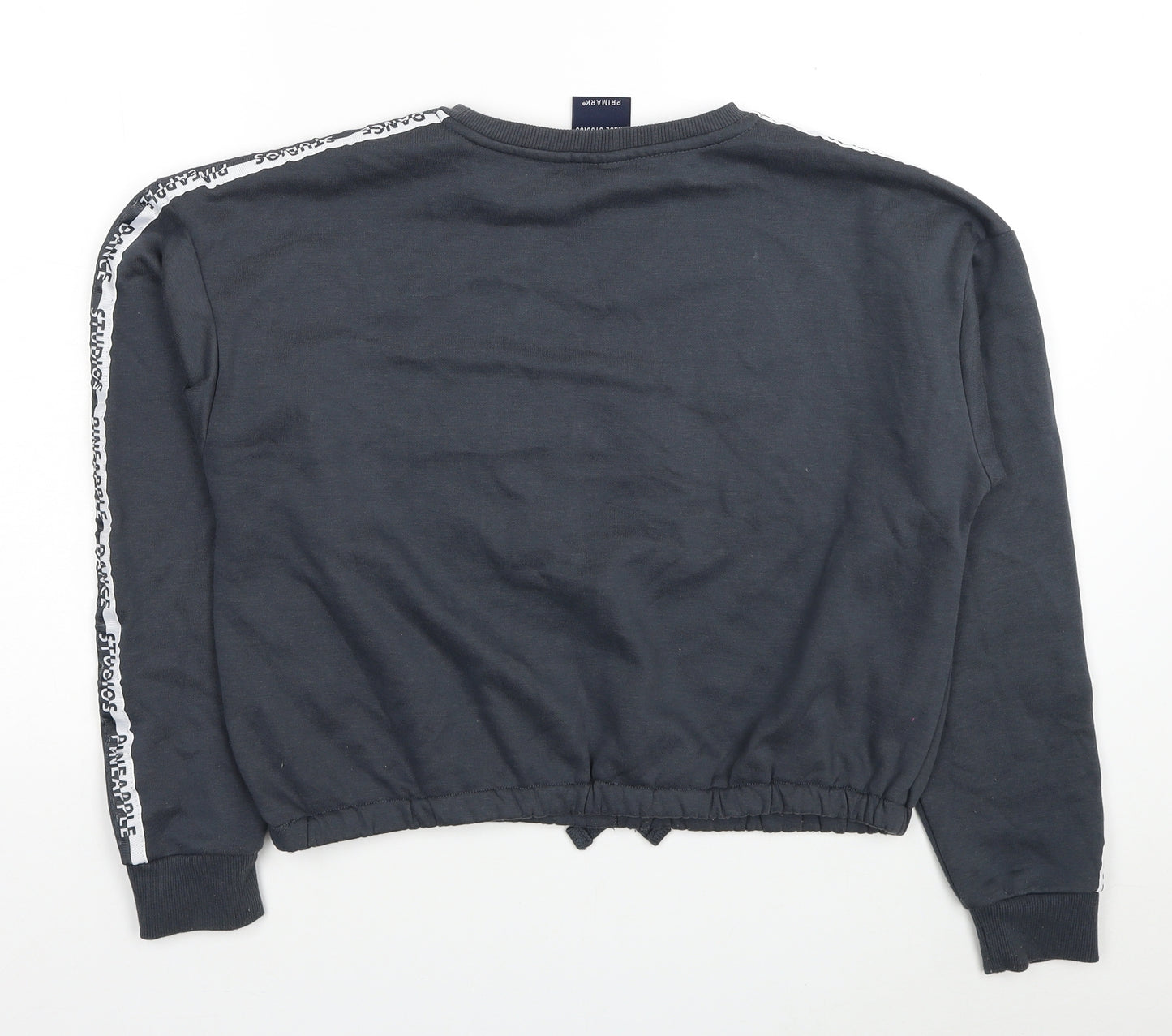 Primark Girls Grey Cotton Pullover Sweatshirt Size 14-15 Years Pullover - Pineapple