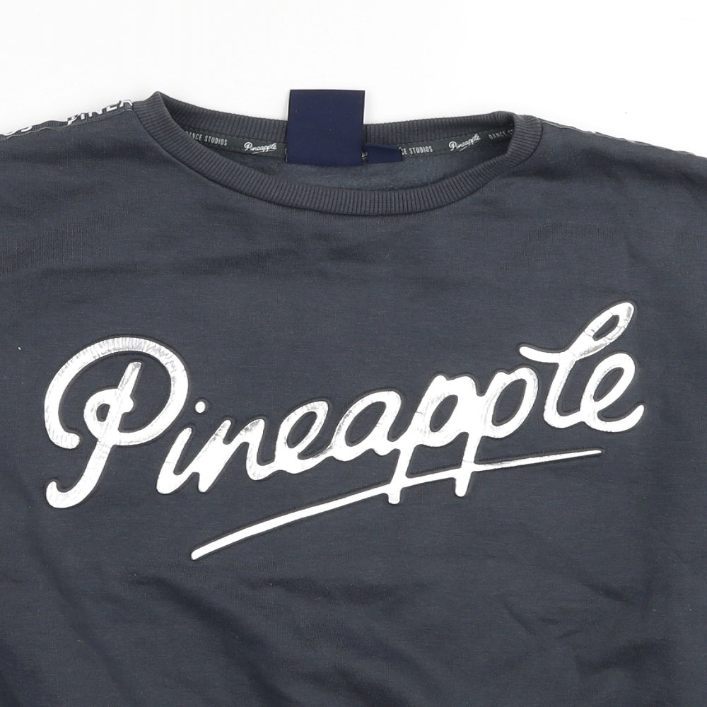 Primark Girls Grey Cotton Pullover Sweatshirt Size 14-15 Years Pullover - Pineapple