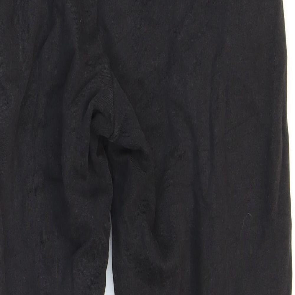 Hoodrich Mens Black Cotton Jogger Trousers Size XS L29 in Regular Drawstring
