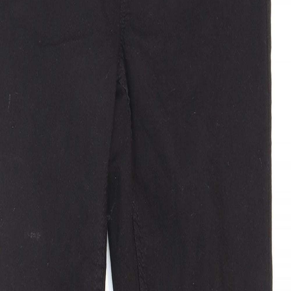 New Look Womens Black Cotton Jegging Jeans Size 8 L26 in Regular