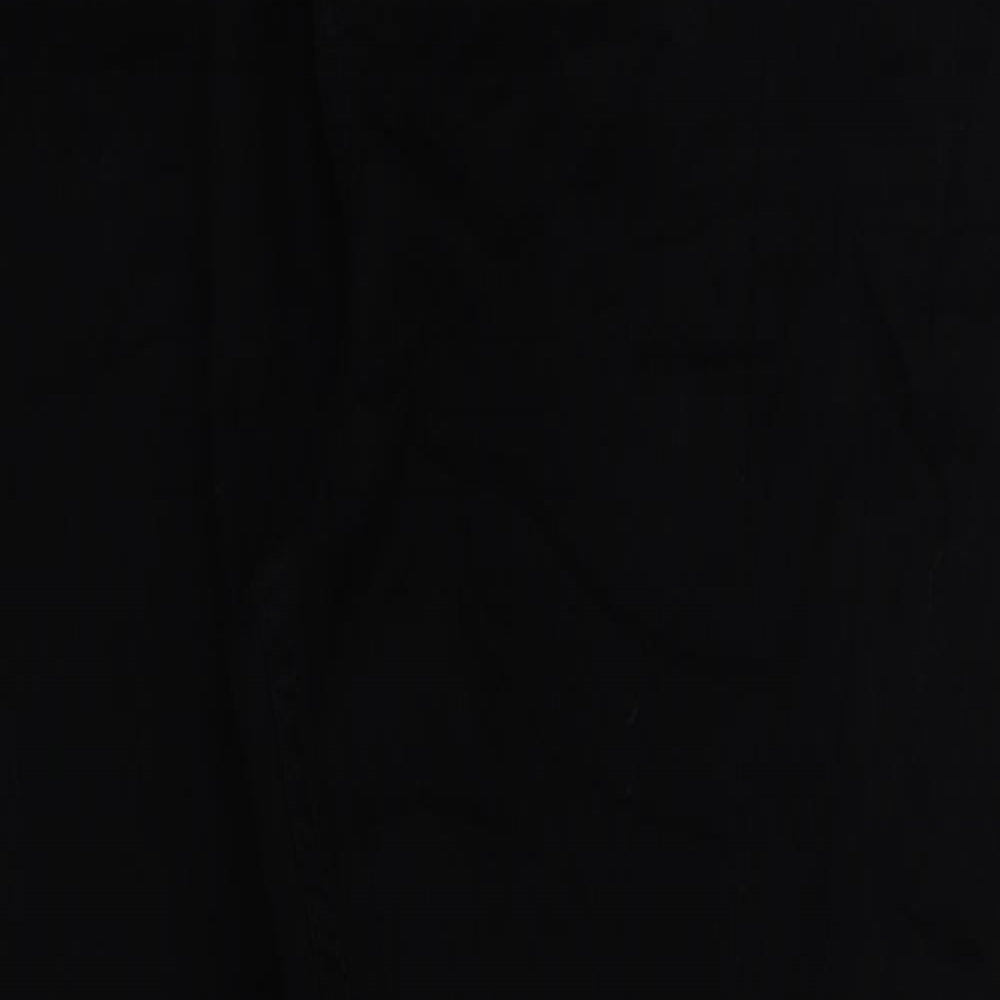 Marks and Spencer Womens Black Cotton Skinny Jeans Size 16 L29 in Regular Button