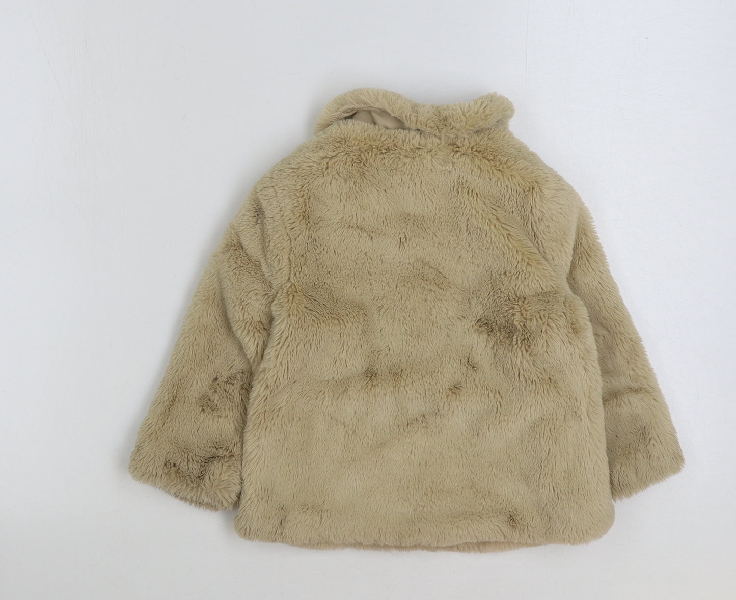 F&F Baby Beige Jacket Coat Size 18-24 Months Button