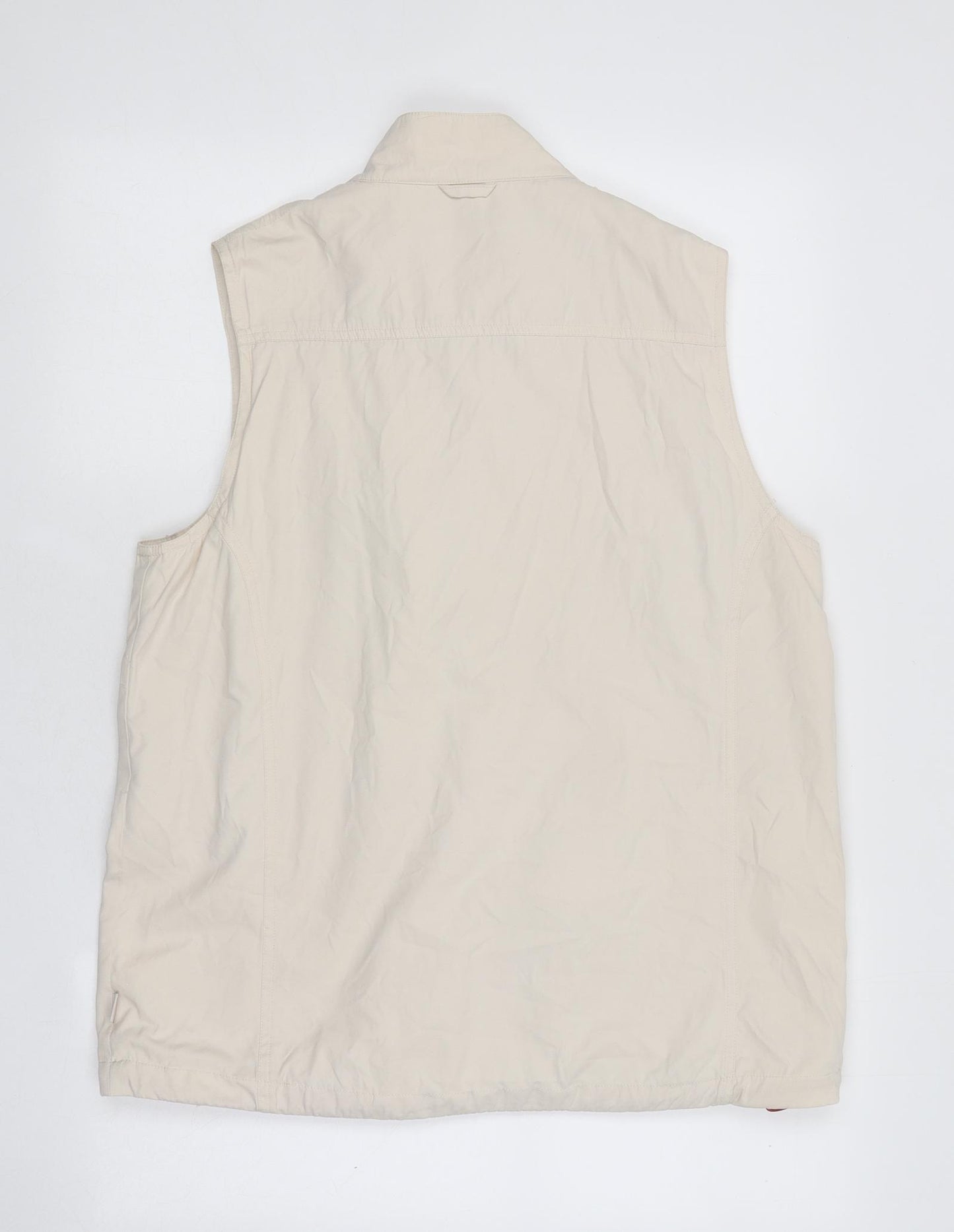 Nature Trail Mens Beige Jacket Waistcoat Size 42 Zip