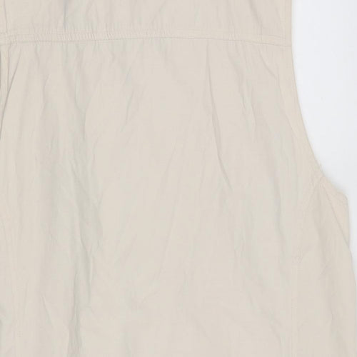 Nature Trail Mens Beige Jacket Waistcoat Size 42 Zip