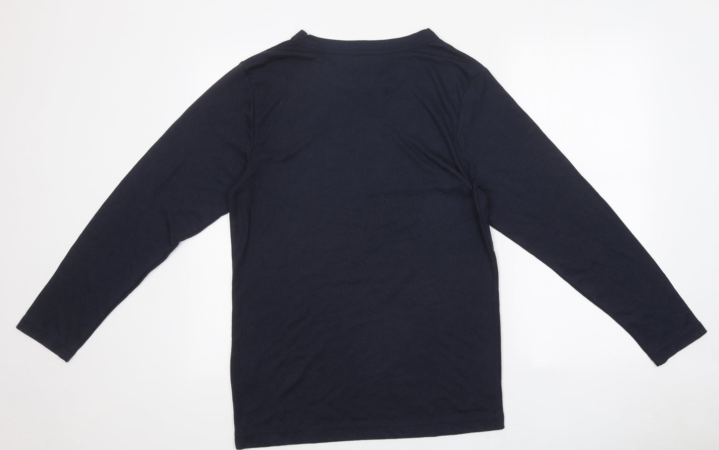 Arco Mens Black Viscose T-Shirt Size M Round Neck