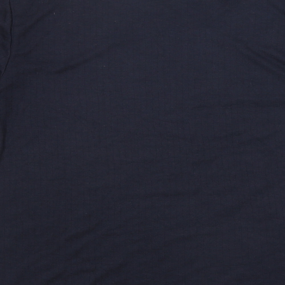 Arco Mens Black Viscose T-Shirt Size M Round Neck