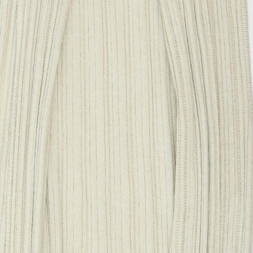 River Island Womens Beige Cowl Neck Acrylic Cardigan Jumper Size 10