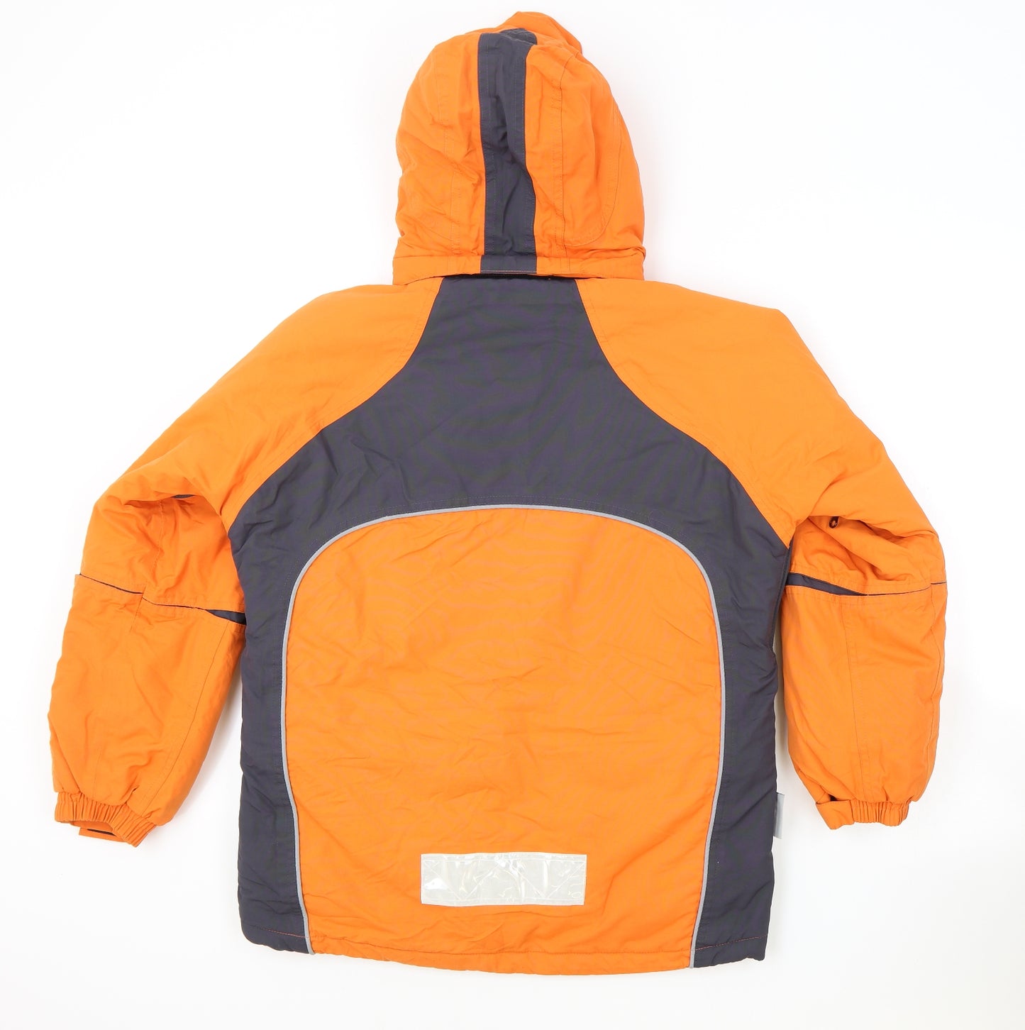 Kelvin Boys Orange Colourblock Ski Jacket Coat Size XL Zip