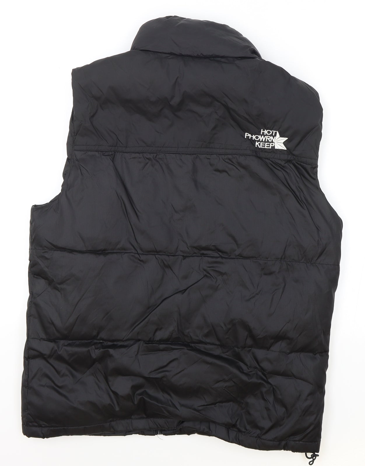 Hot Phowrn Keep Mens Black Gilet Coat Size M Zip