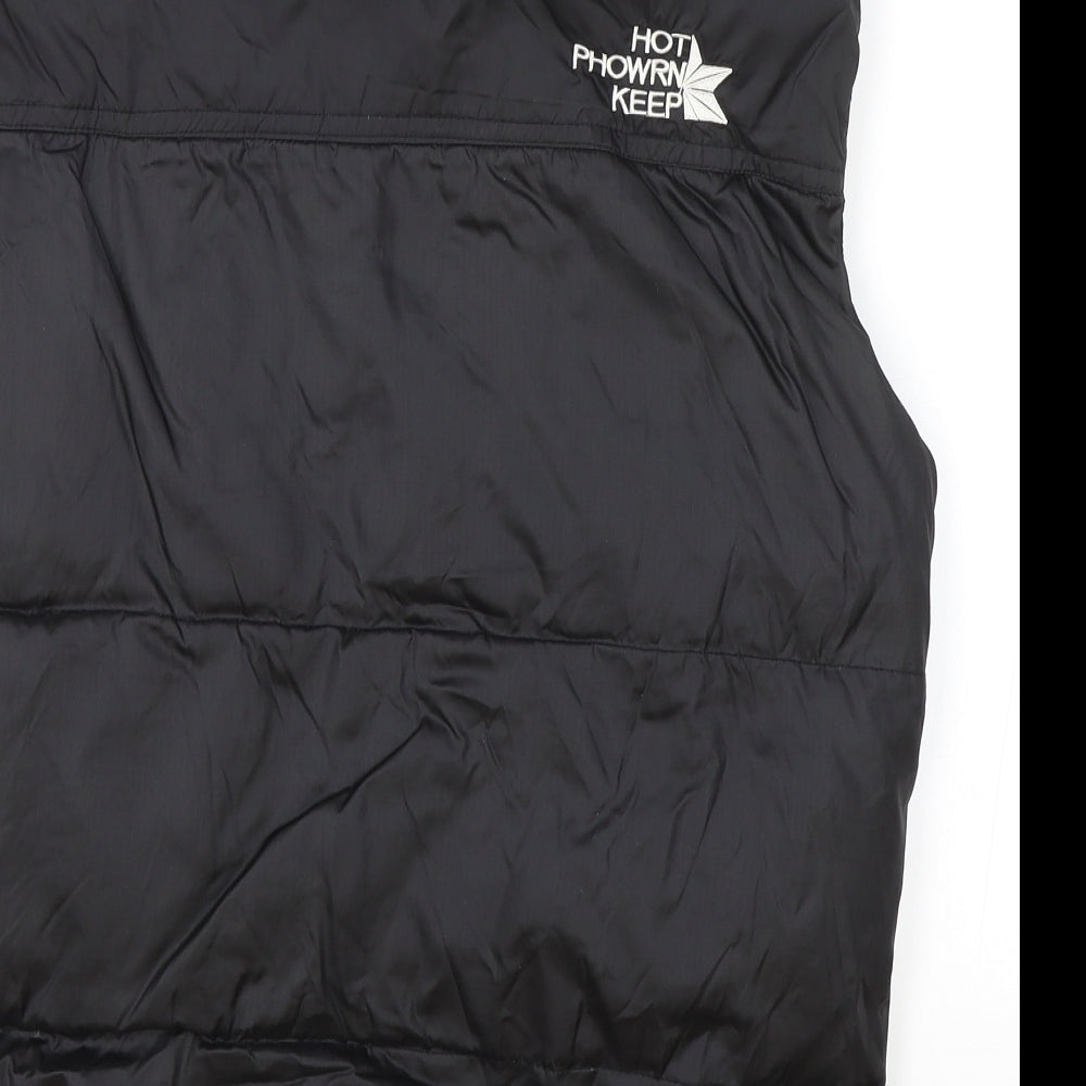 Hot Phowrn Keep Mens Black Gilet Coat Size M Zip