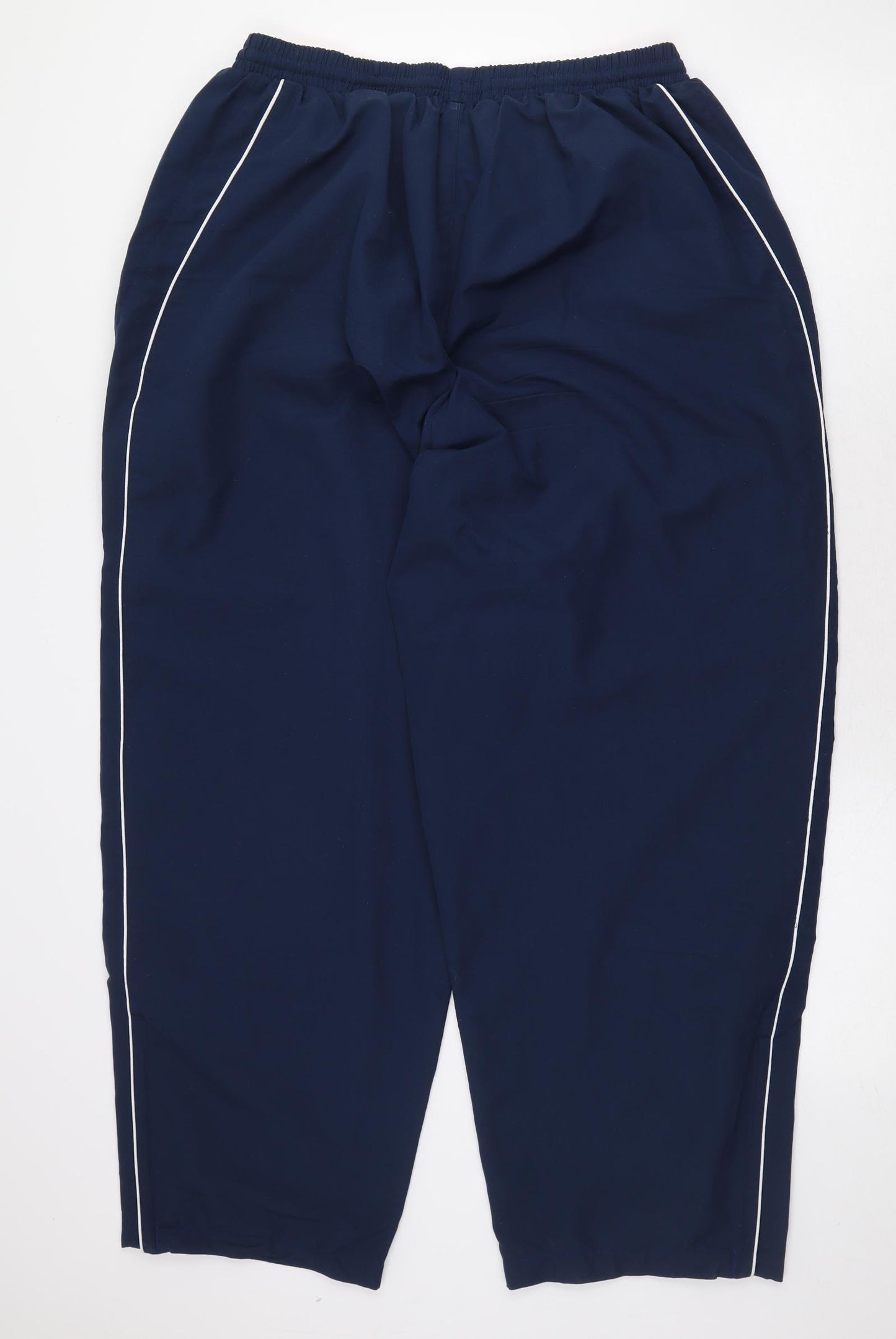 Umbro Mens Blue Polyester Jogger Trousers Size 32 in L29 in Regular Drawstring