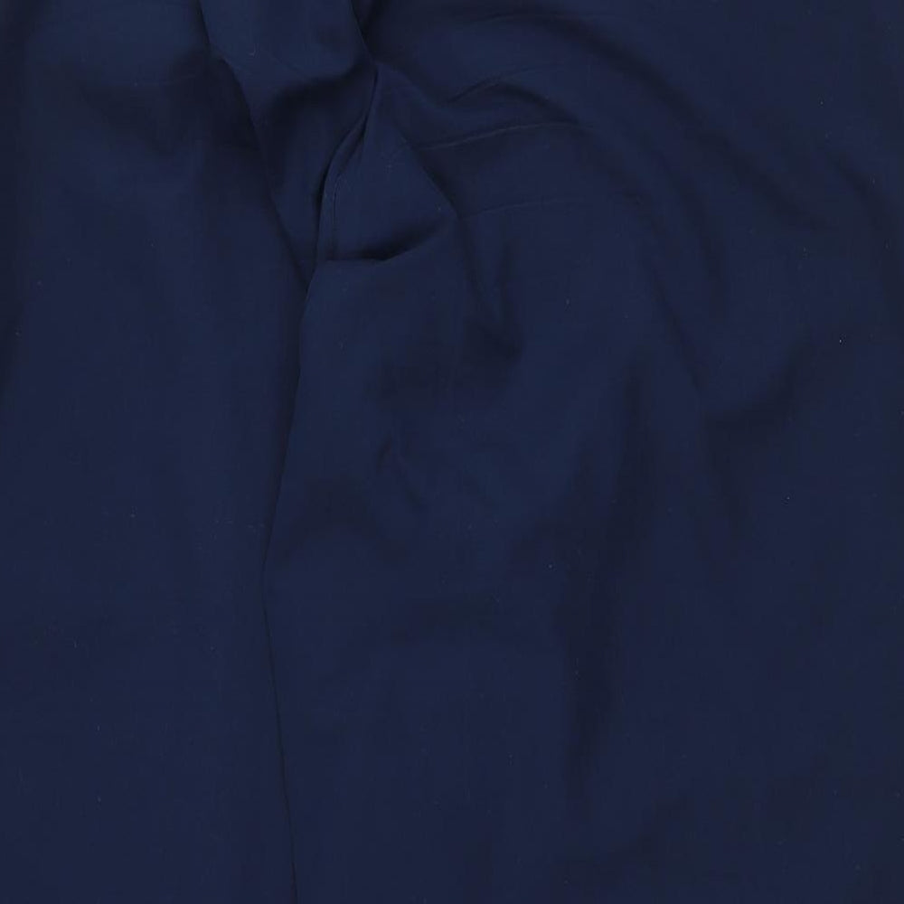 Umbro Mens Blue Polyester Jogger Trousers Size 32 in L29 in Regular Drawstring