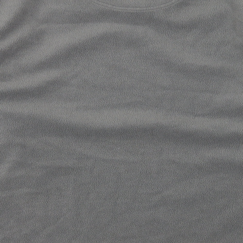 ZANTOS Mens Grey Polyester Pullover Sweatshirt Size XL