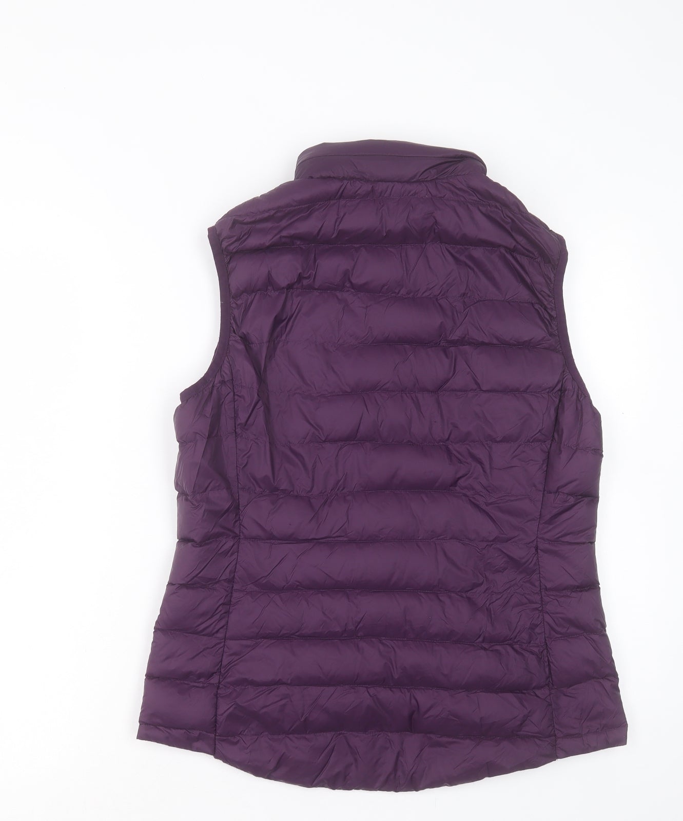 Marks and Spencer Womens Purple Gilet Jacket Size 12 Zip