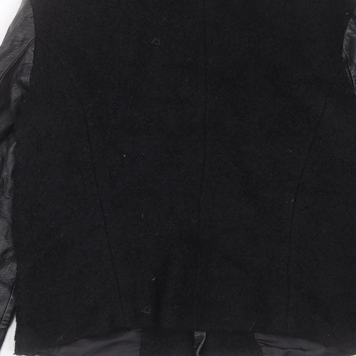 H&M Womens Black Jacket Size 14 Zip