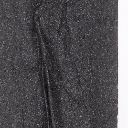 Papaya Womens Black Viscose Skinny Jeans Size 10 L28 in Regular Button