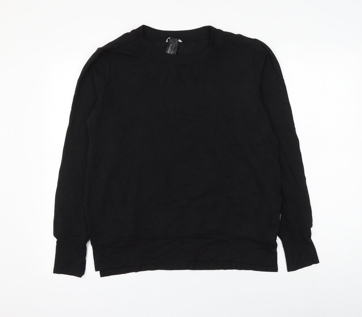 MONDETTA Womens Black Modal Pullover Sweatshirt Size S Pullover