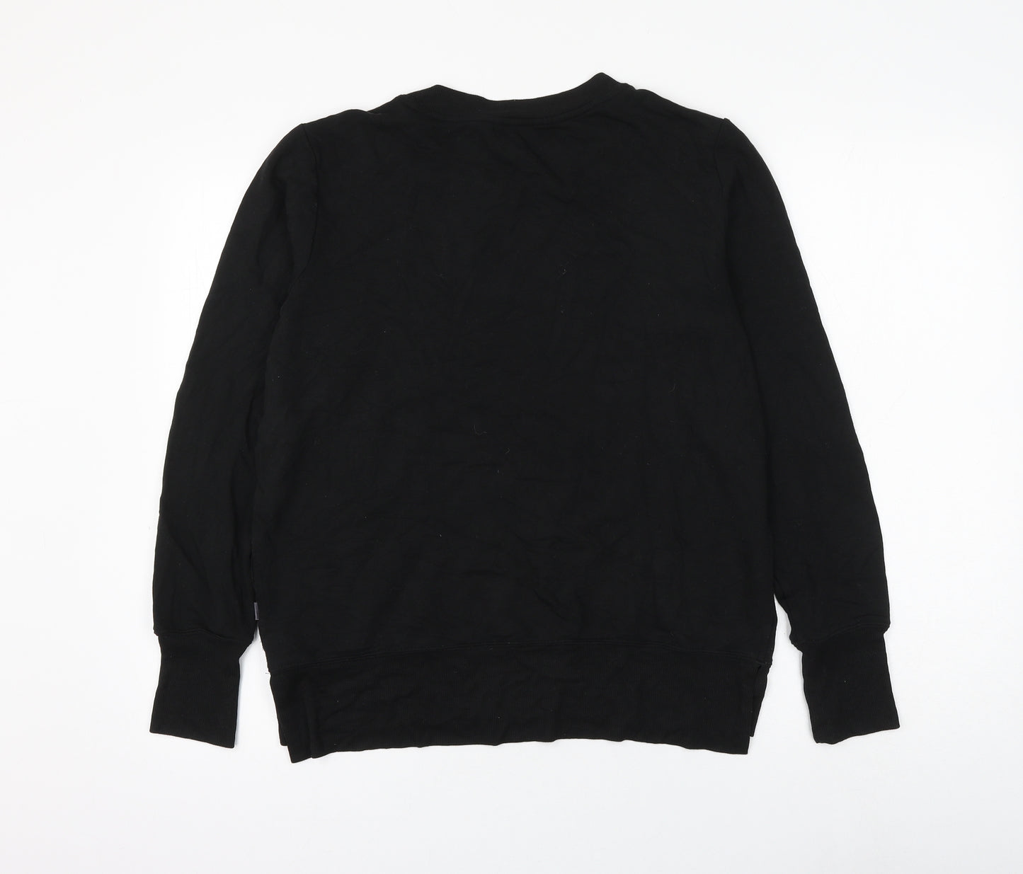 MONDETTA Womens Black Modal Pullover Sweatshirt Size S Pullover