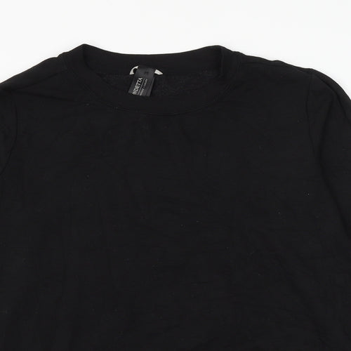 MONDETTA Womens Black Modal Pullover Sweatshirt Size S Pullover