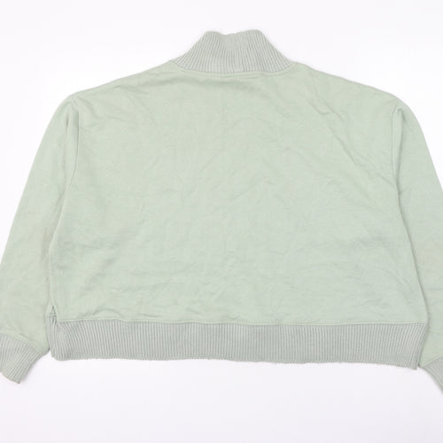 Primark Womens Green Cotton Pullover Sweatshirt Size 14 Pullover - Size 14-16