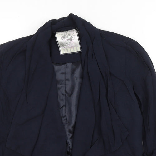 New Look Womens Blue Jacket Blazer Size 8